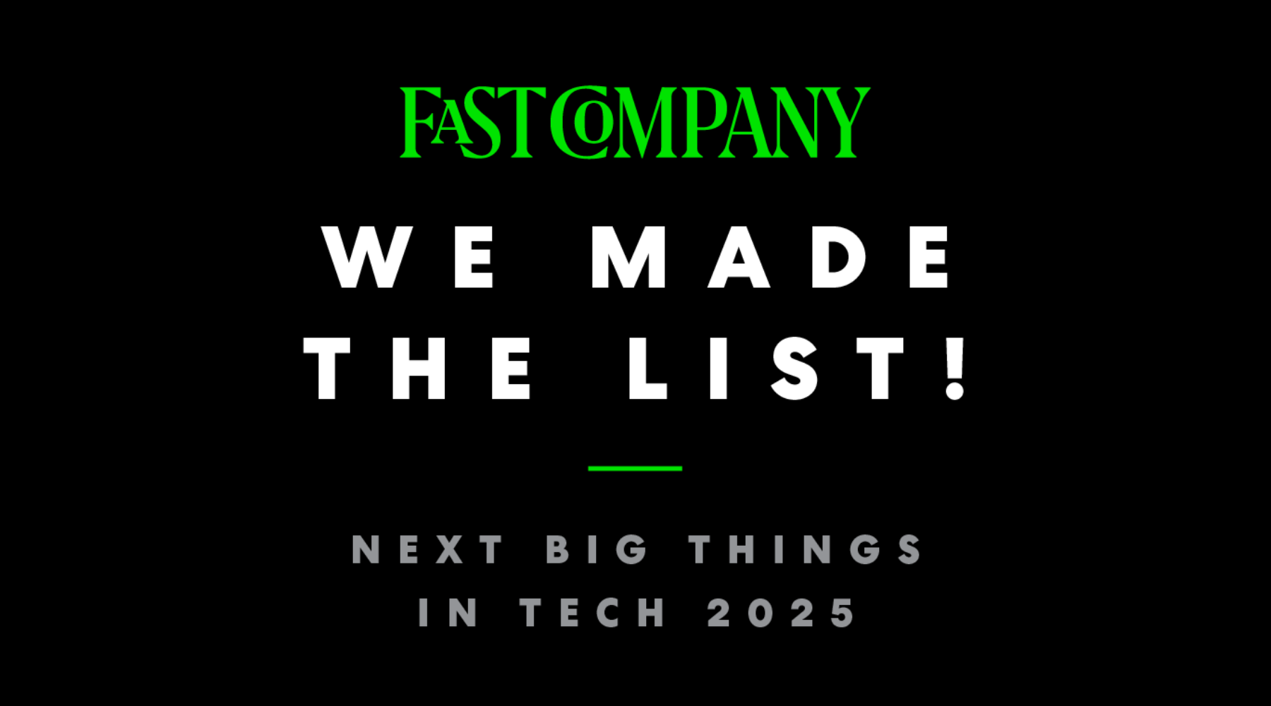 Moasure 2 Series Named Winner of Fast Company’s Next Big Things in Tech Awards